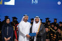 Theyab bin Mohamed bin Zayed attends Emirates College for Advanced Education graduation ceremony