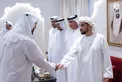 Hamdan bin Zayed reviews development projects on Dalma Island and meets with residents