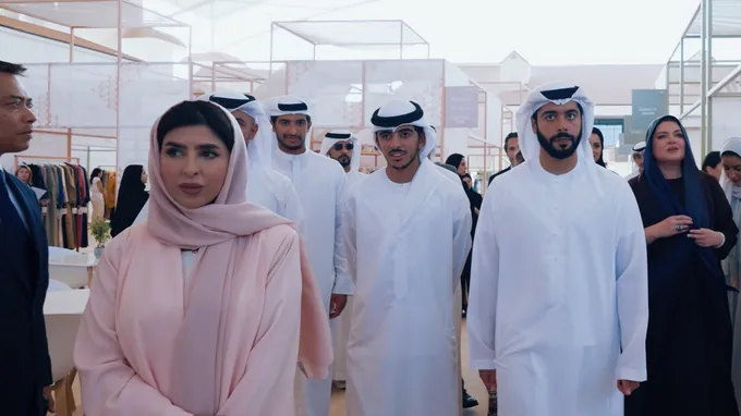 Under the patronage of Shamsa bint Hamdan bin Mohammed, Hazza bin Hamdan bin Zayed and Rashid bin Hamdan bin Zayed inaugurate Emirates Signature: Building Together exhibition