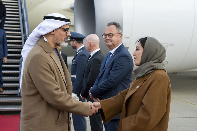 Crown Prince of Abu Dhabi arrives in Norway on official visit