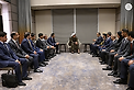 Khaled bin Mohamed bin Zayed meets UAE Embassy staff, military attaché representatives and Japan-based ADNOC employees, in Tokyo