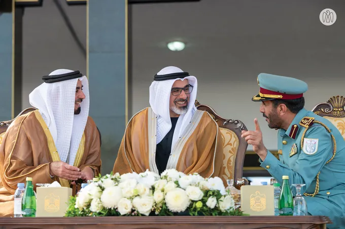 Under the patronage of the UAE President, Khaled bin Mohamed bin Zayed attends Police College graduation ceremony
