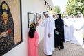 Khaled bin Mohamed bin Zayed visits National Art Expressions exhibition