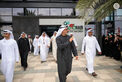 Khaled bin Mohamed bin Zayed meets UAE Team Emirates XRG cyclists on 2nd stage of UAE Tour 2025