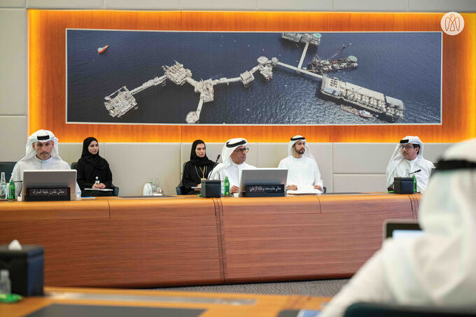 Khaled bin Mohamed bin Zayed chairs meeting of Executive Committee of ADNOC Board of Directors