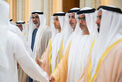 Mansour bin Zayed, Khaled bin Mohamed bin Zayed receive Crown Princes, sheikhs, well-wishers on Eid Al-Adha