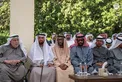 Hazza bin Zayed receives sheikhs, officials and citizens at Al Maqam Palace in Al Ain Region
