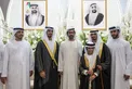 Khalifa bin Tahnoon bin Mohammed attends reception for Al Mazrouei weddings