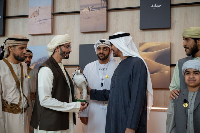 UAE President attends 21st Abu Dhabi International Hunting and Equestrian Exhibition