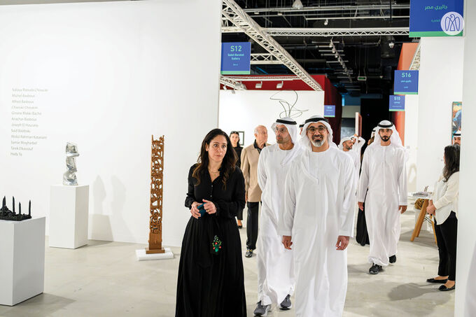 Khaled bin Mohamed bin Zayed inaugurates 15th edition of Abu Dhabi Art