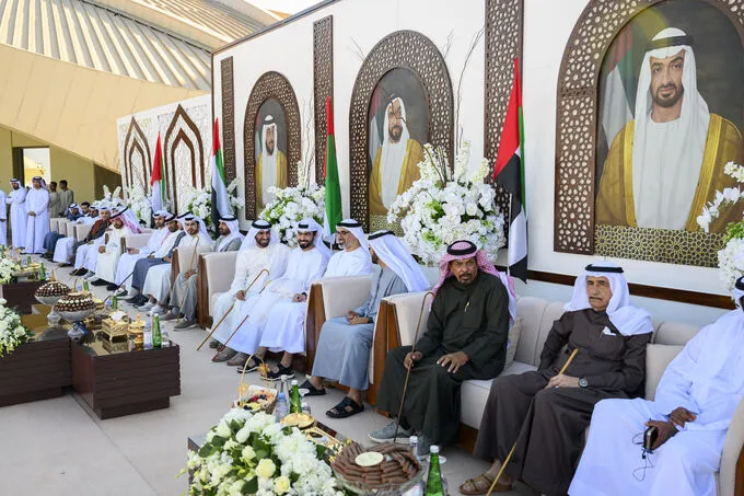 Khaled bin Mohamed bin Zayed attends Hamad Jumaa Al Suwaidi wedding reception