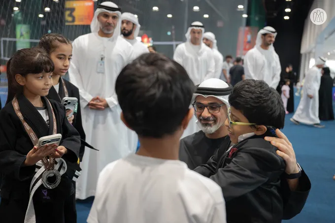 Khaled bin Mohamed bin Zayed visits 5th Abu Dhabi Summer Sports