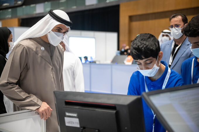 Khaled bin Mohamed bin Zayed visits Emirates Skills National Competition 2022