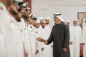 Khaled bin Mohamed bin Zayed and Hazza bin Zayed offer condolences to family of national duty martyr Abdalla Shamis Almenhali