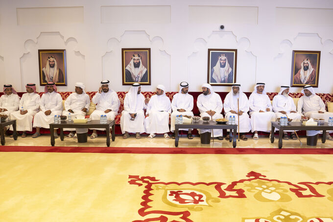 v|Khalifa bin Tahnoon bin Mohammed offers condolences on the passing of Mohamed Zayed Al Mansoori