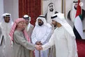 Hamdan bin Zayed receives Al Dhafra citizens and Liwa International Festival 2025 committee