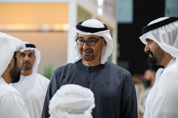 UAE President attends 21st Abu Dhabi International Hunting and Equestrian Exhibition