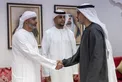 Khaled bin Mohamed bin Zayed and Hazza bin Zayed offer condolences to family of national duty martyr Abdalla Shamis Almenhali