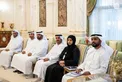 Hazza bin Zayed receives delegation from Abu Dhabi Agriculture and Food Safety Authority