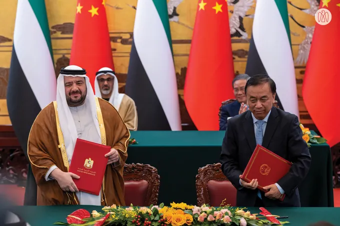 Crown Prince of Abu Dhabi and Premier of China discuss strengthening comprehensive strategic partnership and expanding cooperation