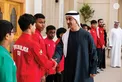 Hamdan bin Mohamed bin Zayed receives winners of UAE Wrestling Federation Cup and UAE Wrestling Clubs League for 2025–2026 season