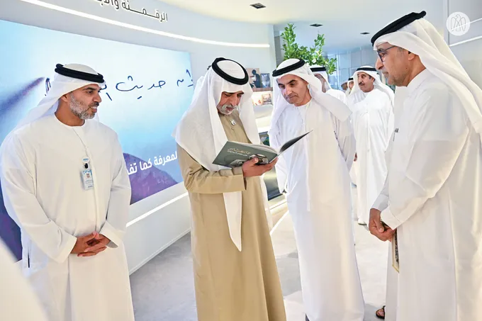 Nahyan bin Mubarak visits 35th Abu Dhabi International Book Fair