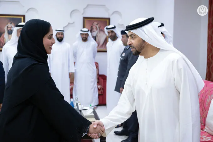 Hamdan bin Zayed receives Al Dhafra citizens and Liwa International Festival 2025 committee