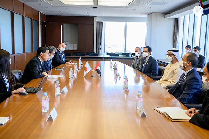 Khaled bin Mohamed bin Zayed visits Tokyo headquarters of Japanese energy company Inpex