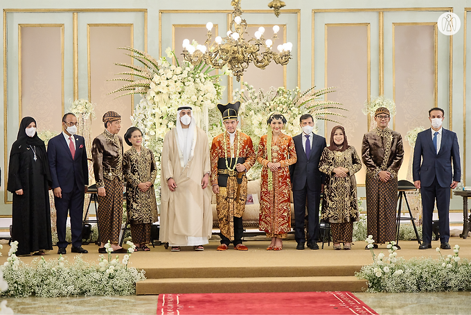 Khaled bin Mohamed bin Zayed attends wedding of President of Indonesia’s son, in Solo, Indonesia