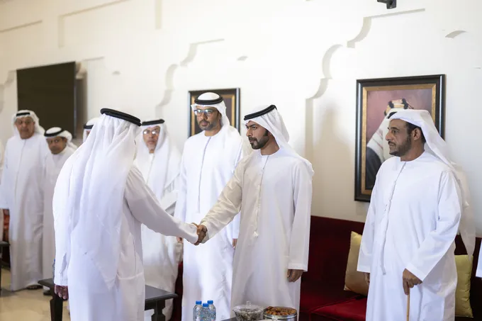 Khalifa bin Tahnoon bin Mohammed offers condolences on the passing of Shamsa Saleh Al Falahi