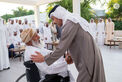 Hazza bin Zayed receives sheikhs, officials and citizens at Al Maqam Palace in Al Ain