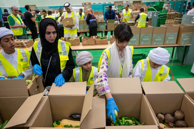 National Food Loss and Waste Initiative, ne'ma reducing food waste and redistributing meals during Ramadan