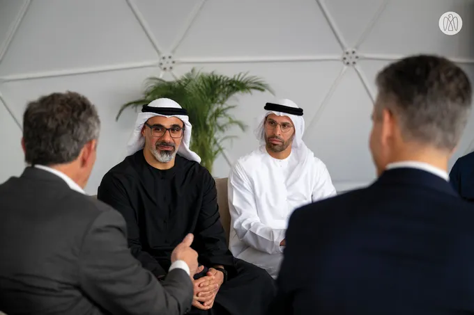 Khaled bin Mohamed bin Zayed witnesses the announcement of Disney Theme Park Resort project on Yas Island, Abu Dhabi
