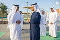 Hazza bin Zayed inaugurates Al Saad residential project in Al Ain Region 