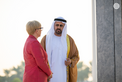Theyab bin Mohamed bin Zayed receives President of Slovenia at Wahat Al Karama