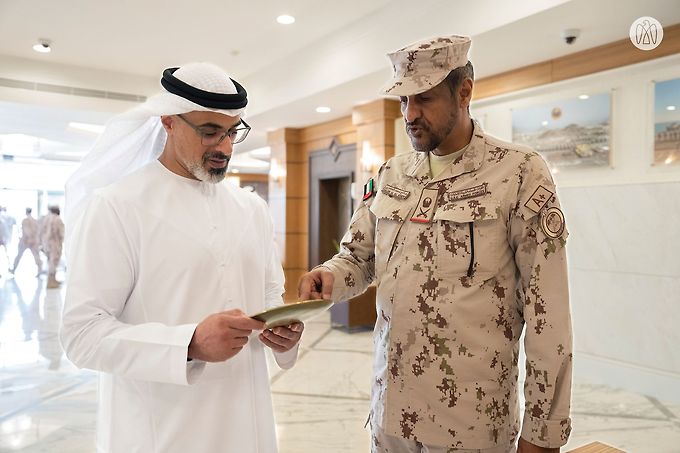 Khaled bin Mohamed bin Zayed visits Joint Operations Command to review Operation Gallant Knight/2 progress