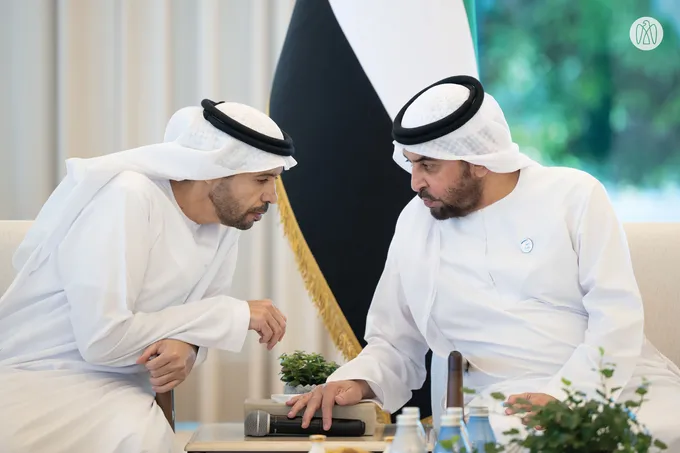 Hamdan bin Zayed receives citizens at Al Dhannah Palace and commends outstanding talent in Al Dhafra Region