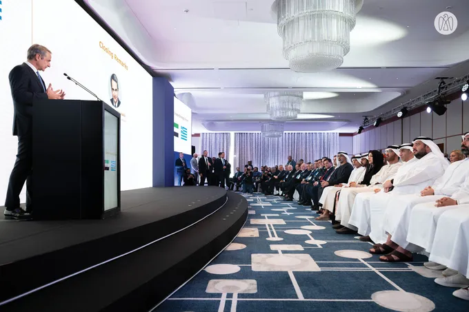Crown Prince of Abu Dhabi and Greek Prime Minister attend UAE-Greece Strategic Forum in Athens