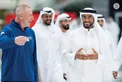 Nahyan bin Zayed and Theyab bin Mohamed bin Zayed attend Open Masters Games Abu Dhabi 2026