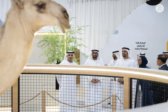 Theyab bin Mohamed bin Zayed visits 22nd Abu Dhabi International Hunting and Equestrian Exhibition
