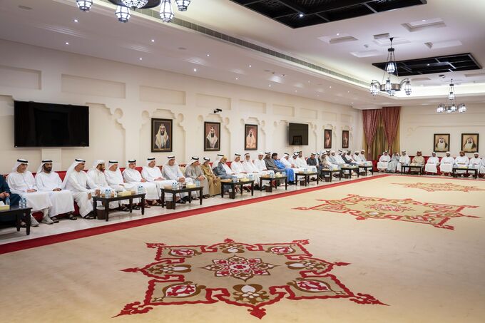 Hazza bin Zayed offers condolences on the passing of Mohamed Fahd Ali Al Shamsi