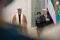Crown Prince of Abu Dhabi arrives at Presidential Palace in Astana