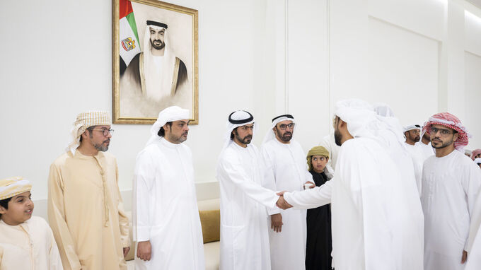 Khalifa bin Tahnoon bin Mohammed offers condolences on the passing of Abdullah Ahmed Al Hameeri