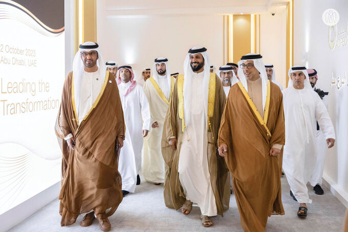 Mansour bin Zayed opens ADIPEC Exhibition and Conference 2023