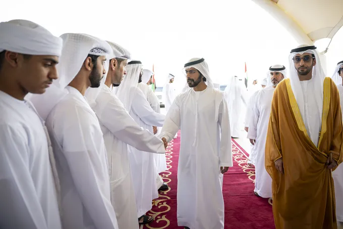 Khalifa bin Tahnoon bin Mohammed attends Hamad Humaid Al Shamsi wedding reception