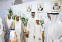 Khaled bin Mohamed bin Zayed and Saif bin Zayed attend Mohamed Faraj bin Hamoodah wedding reception