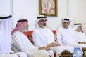 خالد بن محمد بن زايد يعزي علي وعبيد وحمد سالم بالحبالة الكتبي في وفاة والدتهم