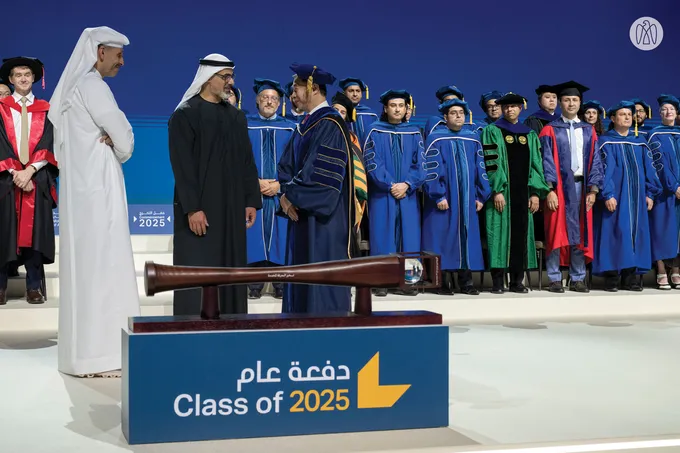 Khaled bin Mohamed bin Zayed attends Mohamed bin Zayed University of Artificial Intelligence 2025 commencement ceremony