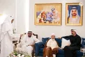 Khaled bin Mohamed bin Zayed visits Abdallah bin Bayyah at his residence in Abu Dhabi 