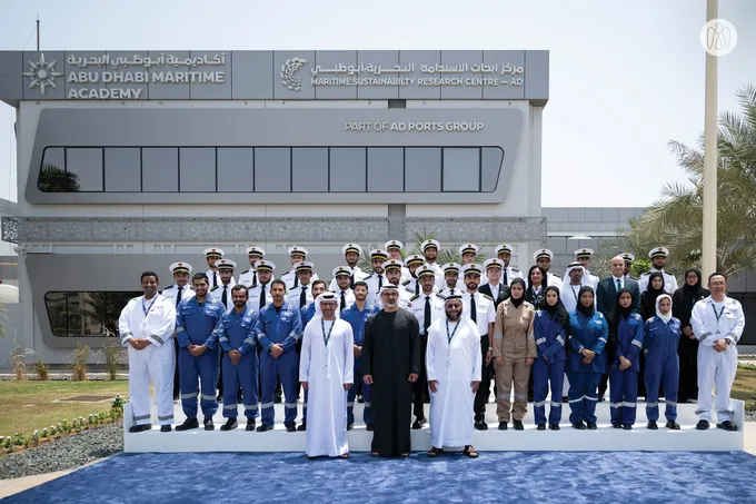 Khaled bin Mohamed bin Zayed tours new headquarters of Abu Dhabi Maritime Academy